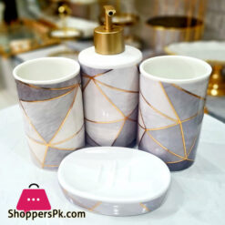 Luxury Ceramic Bath Set Of 4 Pcs
