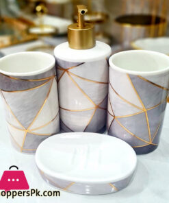 Luxury Ceramic Bath Set Of 4 Pcs 11 Luxury Ceramic Bath Set Of 4 Pcs - Image 2