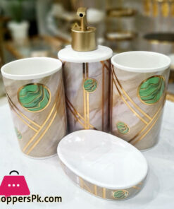 Luxury Ceramic Bath Set of 4 Pcs