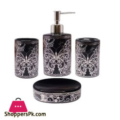 Luxury Ceramic Bathroom Accessories Set 4 Pcs