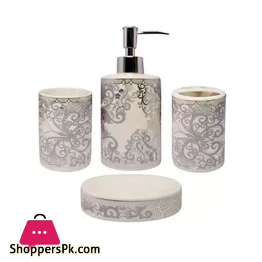Luxury Ceramic Bathroom Accessories Set 4 Pcs