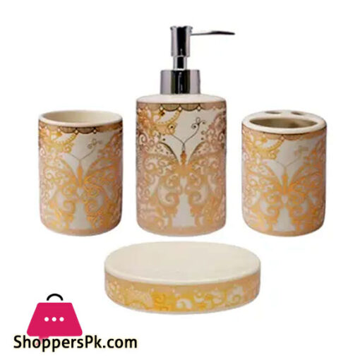 Luxury Ceramic Bathroom Accessories Set 4 Pcs