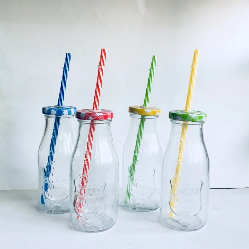 Mason Drinking Jars With Lids And Straws 300Ml 1-Pcs