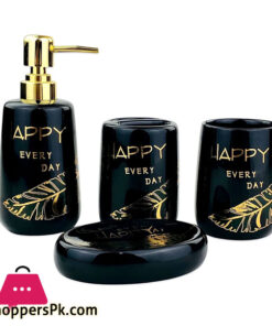 Modern Bathroom Accessory Set of 4 Set