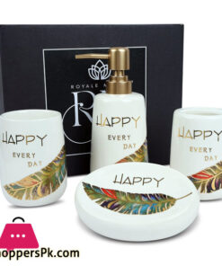 Modern Bathroom Accessory Set Of 4 Set - Image 2