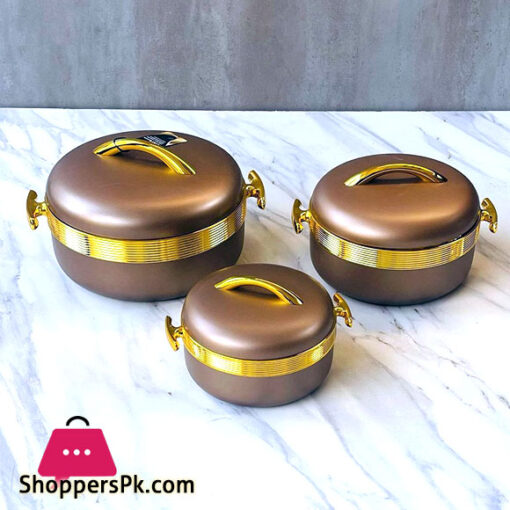 New Design Luxury Brown Insulated Casserole Hot Food Warmer Kitchen Lunch Box Hotpot