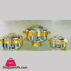 New Design Luxury Silver Insulated Casserole Hot Food Warmer Kitchen Lunch Box Hotpot