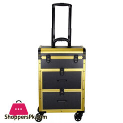 New Professional Cosmetic Case Box Rolling Luggage Bag Makeup Case On Wheels Multi-Function Beauty Trolley Suitcase