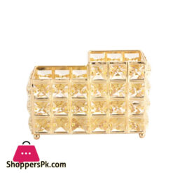 Nordic Glass Makeup Brushes Holder Eyebrow Pencil Storage Bucket Cosmetic Jewelry Organizer