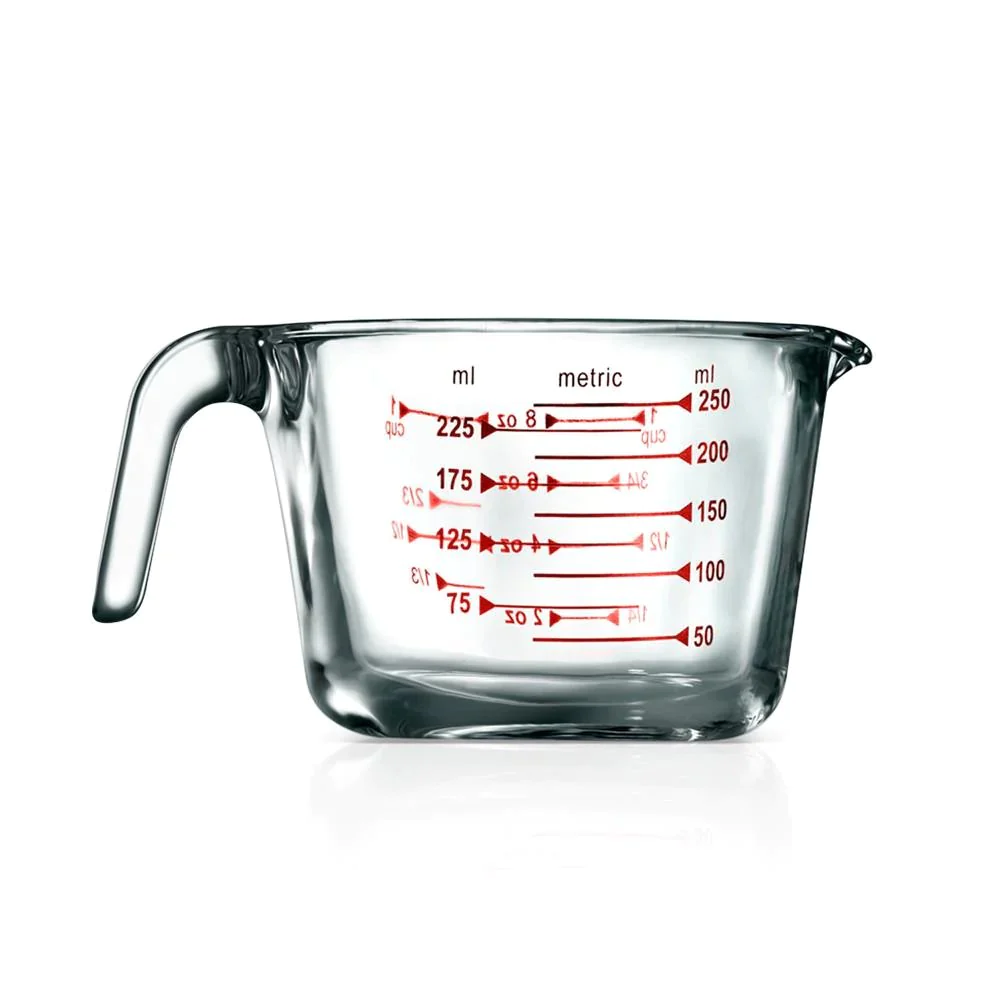 Nutrichef Premium Glass Measuring Cup 250Ml