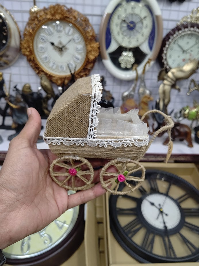 Pram Baby Shower Carriage Stroller Centerpiece For Decoration