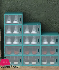 Shoe Storage Transparent Display Box Cabinets Shoes Boxes - Large Size Random Color 29 Shoe Storage Transparent Display Box Cabinets Shoes Boxes - Large Size Random Color - Image 2