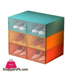 Shoe Storage Transparent Display Box Cabinets Shoes Boxes - Large Size Random Color 9 Shoe Storage Transparent Display Box Cabinets Shoes Boxes - Large Size Random Color
