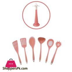 Silicone Nylon Cooking Spoon Set of 7 Pcs