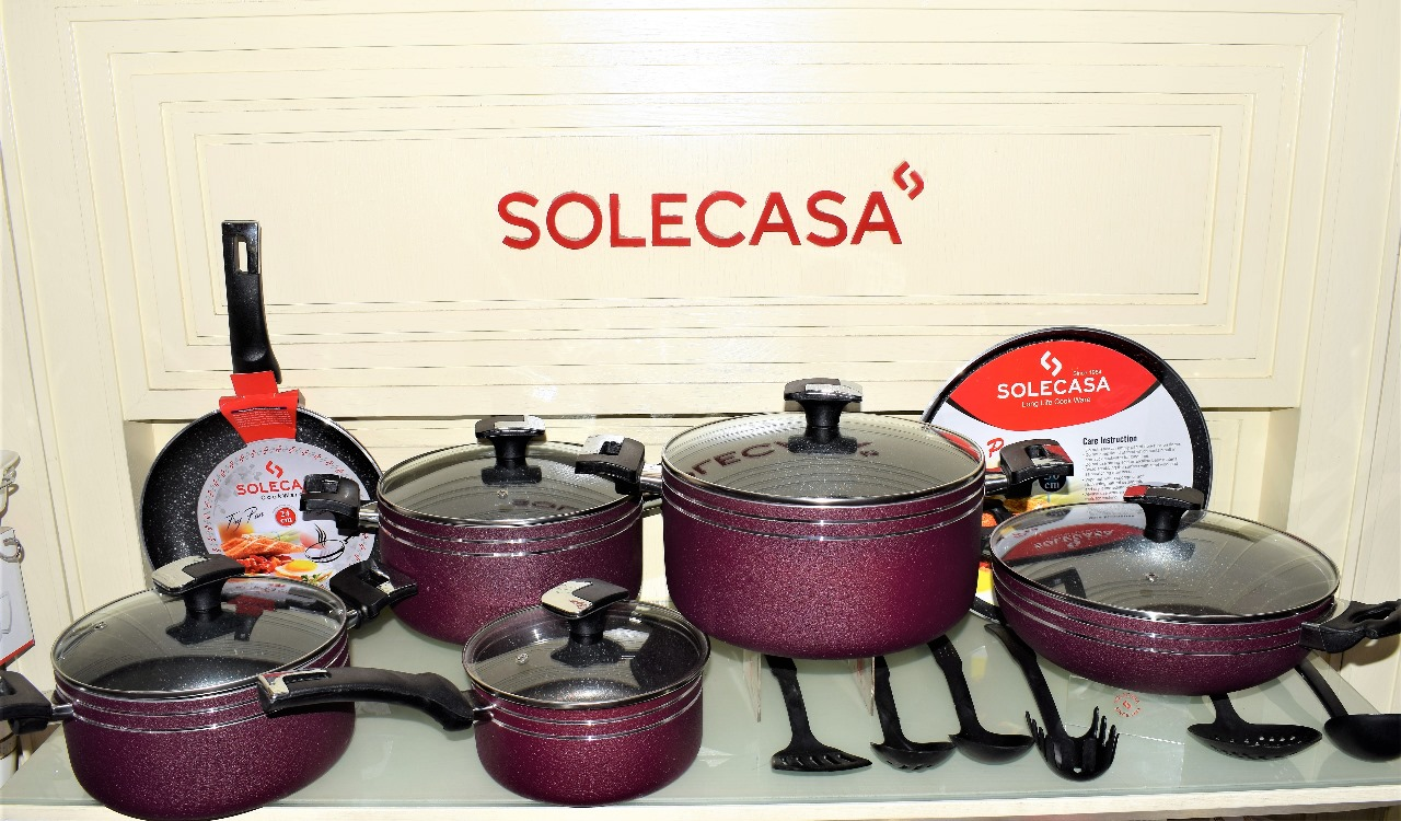 Solecasa Non Stick Cookware Set Of 18 Pc