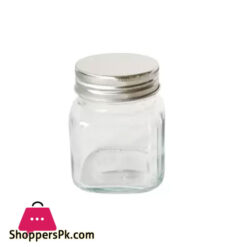 Square Glass Carving Jar 250ml LX-015