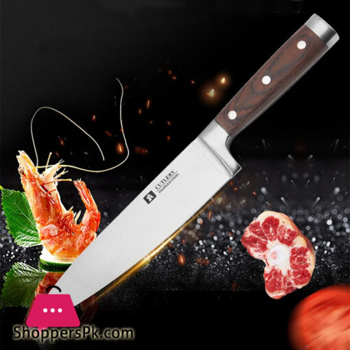 Stainless steel Professional Kitchen Chef's knife 39.5 x 4.5 cm