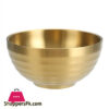 Stainless Steel Salad Rice Bowls Heat Insulation Anti-Scald Ramen Soup Rice Noodle Bowl 13Cm