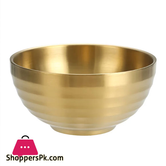 Stainless Steel Salad Rice Bowls Heat Insulation Anti-Scald Ramen Soup Rice Noodle Bowl 12 Cm 5 Stainless Steel Salad Rice Bowls Heat Insulation Anti-Scald Ramen Soup Rice Noodle Bowl 12 Cm - Image 3
