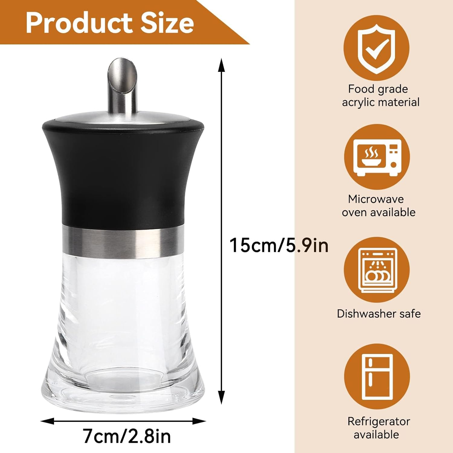 Sugar Pourer Dispenser 100Ml Sugar Jar