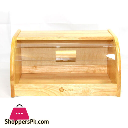 Violet Wood Bread Box