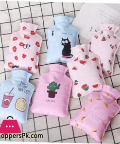 1Pc Hot Water Bottles Portable Hand Warmer Winter Girls Cartoon Hand Warm Water Bottle Mini Hot Water Bottles