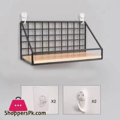 Dream Enterprises 1Pcs Punch Free Storage Rack Wall Shelf Bathroom Accessories Rack Bedroom Storage Basket Household Organize Tools Kitchen Supplies Holder