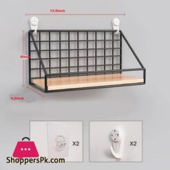 Dream Enterprises 1Pcs Punch Free Storage Rack Wall Shelf Bathroom Accessories Rack Bedroom Storage Basket Household Organize Tools Kitchen Supplies Holder