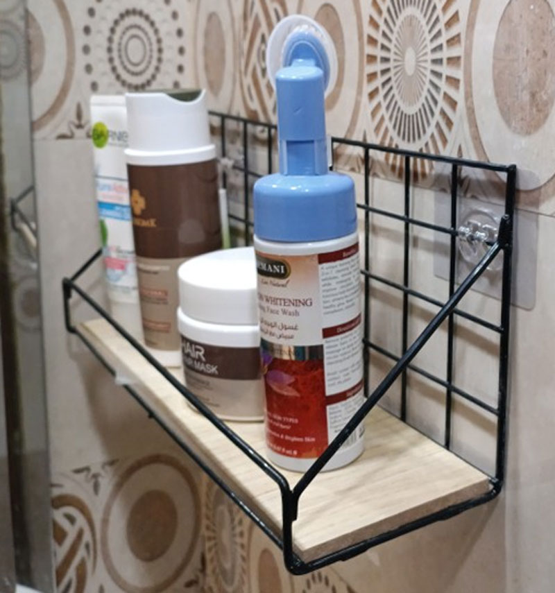 1Pcs Storage Rack Wall Shelf Bathroom Accessories Rack Bedroom Storage Basket Household Organize Tools Kitchen Supplies Holder