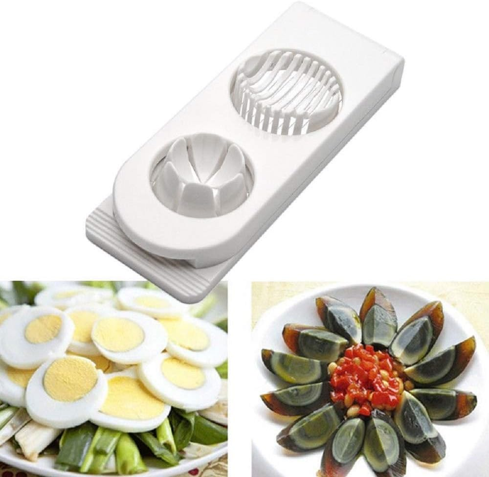 2 In 1 Egg Slicer Egg Wedger Egg Cutter