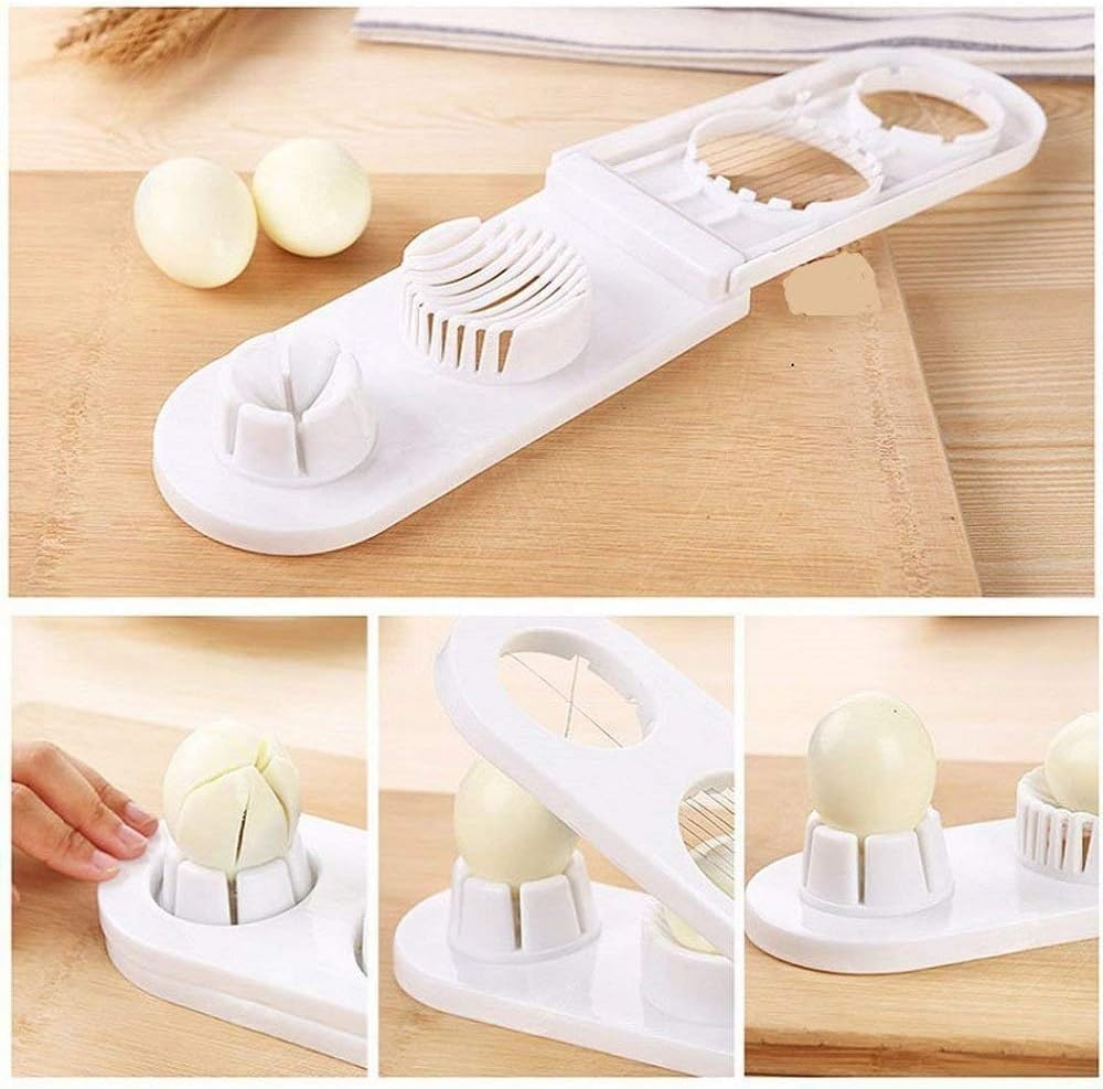 2 In 1 Egg Slicer Egg Wedger Egg Cutter
