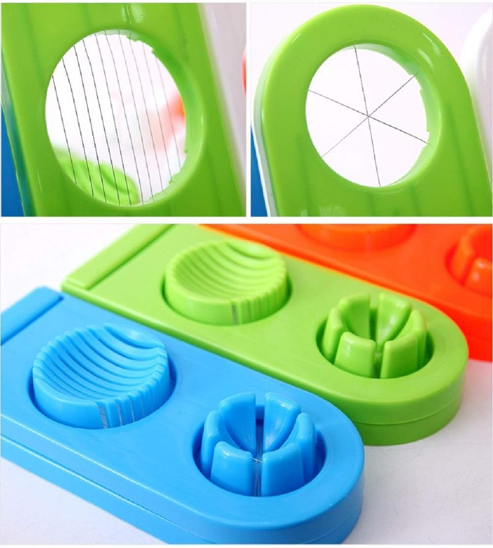 2 In 1 Egg Slicer Egg Wedger Egg Cutter
