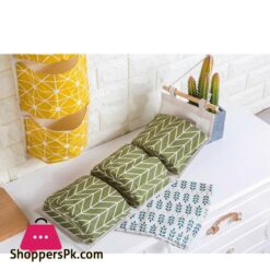 3 Pockets Cotton Hanging Storage Bag Waterproof Underwear Socks Organizer Save Space Cosmetic Makeup Storage Shelf Sundries Bags