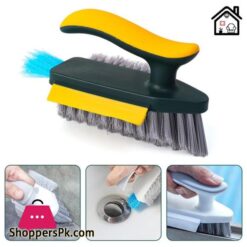 4 In 1 Household Bathroom Crevice Cleaning Brush Durable Creative V shaped Window Floor Slit Brush