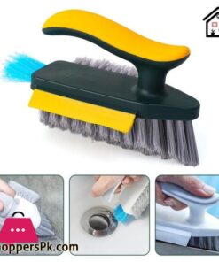 4 In 1 Household Bathroom Crevice Cleaning Brush Durable Creative V shaped Window Floor Slit Brush