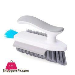 4 In 1 Household Bathroom Crevice Cleaning Brush Durable Creative V Shaped Window Floor Slit Brush