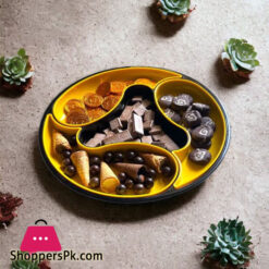 4 Compartment Dolphin Tray Sasuke Food Divided Serving Plate Multifunctional Food Storage Plate