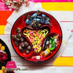 4 Compartment Dolphin Tray Sasuke Food Divided Serving Plate Multifunctional Food Storage Plate