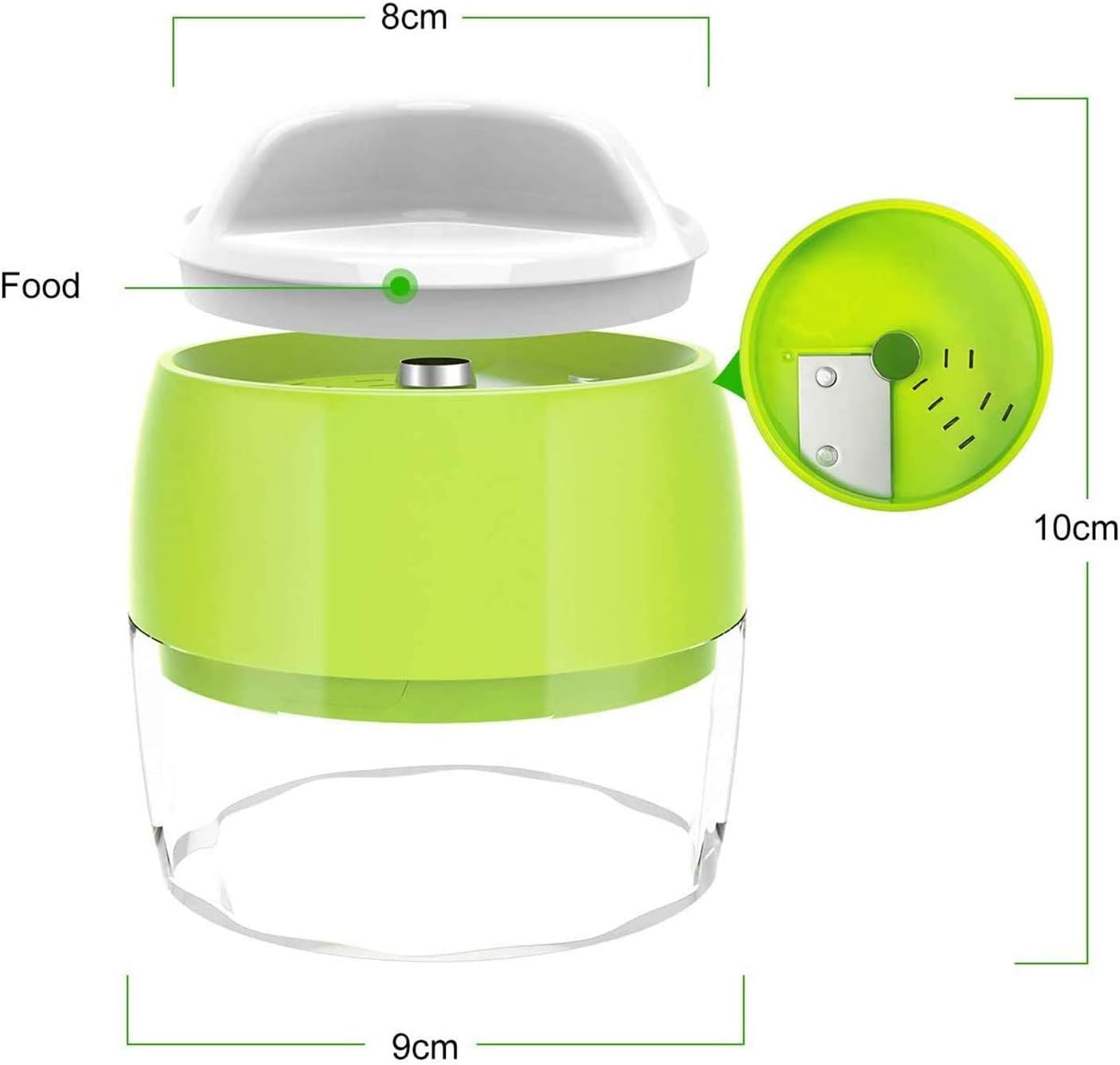 4 In 1 Vegetable Spiral Cutter - 1 Piece