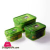 515 Airtight Food Container 3 Pcs 2900 - 1600 - 800 Ml