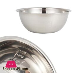 5Pcs Large Stainless Steel Bowl Mixing Bowl Basin With Scale Kitchen Camping Bbq Whisking Salad Cooking Baking Bowls Set