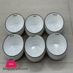 6 Pcs Bowl Ceramic 45