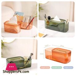 Acrylic 2 In 1 Tissue Box 1 Piece