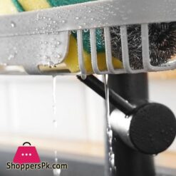 Adjustable Sink Drain Rack Sponge Storage Faucet Holder Soap Drainer Shelf Basket Organizer Kitchen Bathroom Accessories