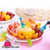 10Pcs Animal Fruit Fork Mini Cartoon Children Snack Cake Dessert Food Fruit Pick Toothpick Lunches Decor Random Color
