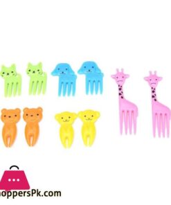 Animal Fruit Fork Mini Cartoon Children Snack Cake Dessert Food Fruit Pick Pack Of 50 31 10Pcs Animal Fruit Fork Mini Cartoon Children Snack Cake Dessert Food Fruit Pick Toothpick Lunches Decor Random Color