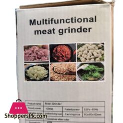 Meat Choppermeat Grindermultifunctional Stainless Steel 4 Blade With Heavy Copper Motor