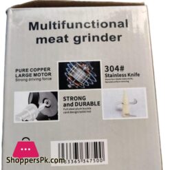 Meat Choppermeat Grindermultifunctional Stainless Steel 4 Blade With Heavy Copper Motor