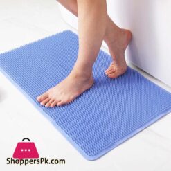 Bath Mats for Bathroom Floor Washable PVC Shower Mat Antifatigue Massage Floor Mats with Suction Cups Non Slip for Tub Shower and Bath Room 44X70 CM