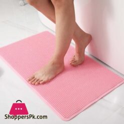 Bath Mats for Bathroom Floor Washable PVC Shower Mat Antifatigue Massage Floor Mats with Suction Cups Non Slip for Tub Shower and Bath Room 44X70 CM